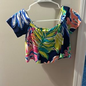 Matching Lily Pulitzer maxi skirt and top set